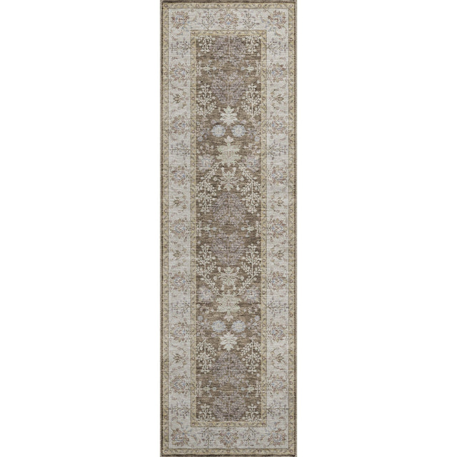 Dalyn Hatay HY9 Brown Rug runner rug