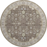 Dalyn Hatay HY9 Brown Rug round rug