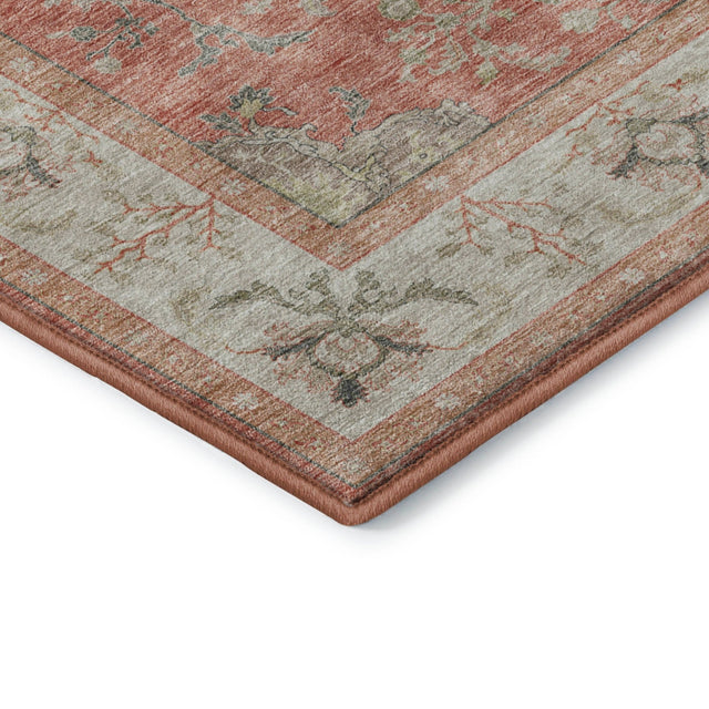 Dalyn Hatay HY9 Coral Rug corner detail