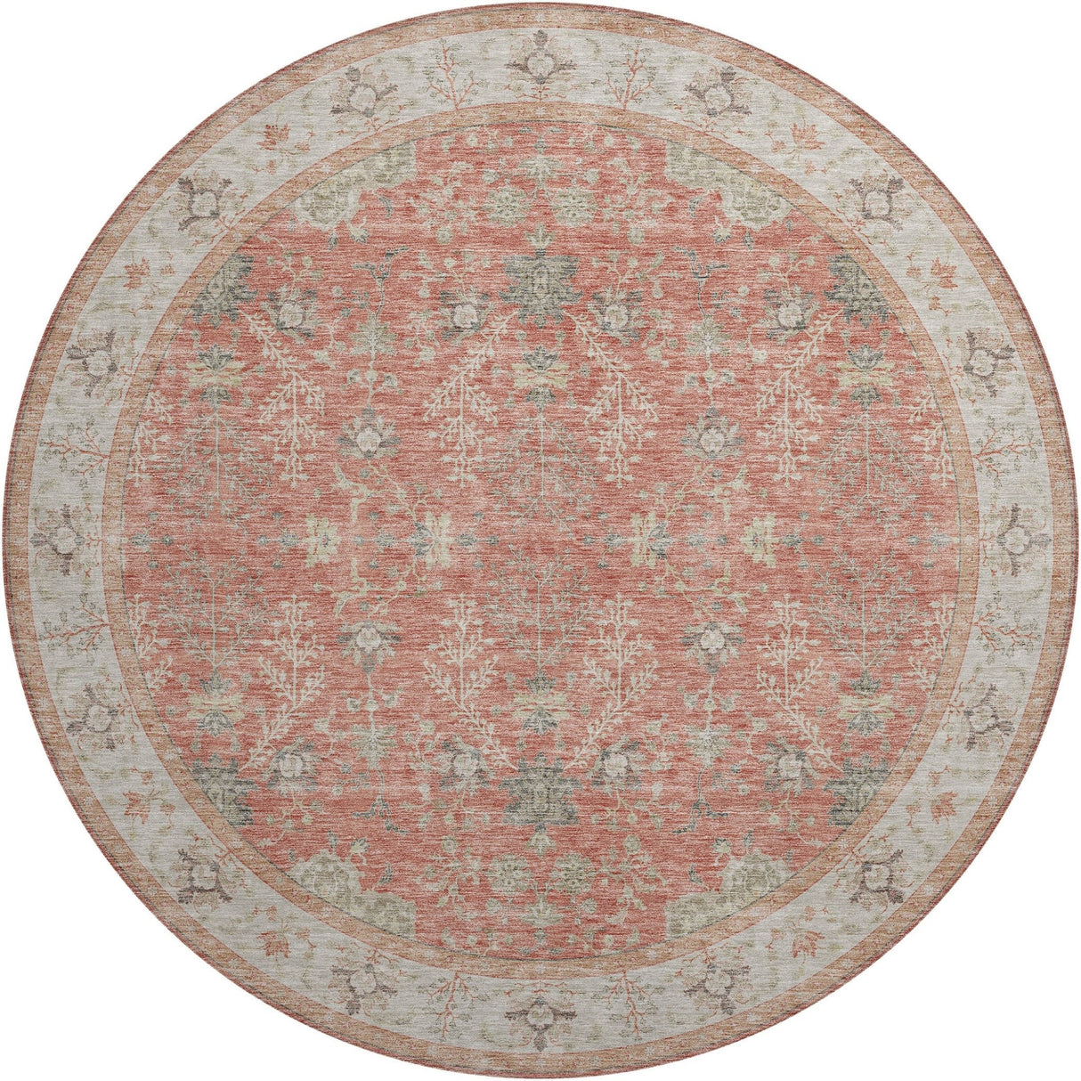 Dalyn Hatay HY9 Coral Rug round rug