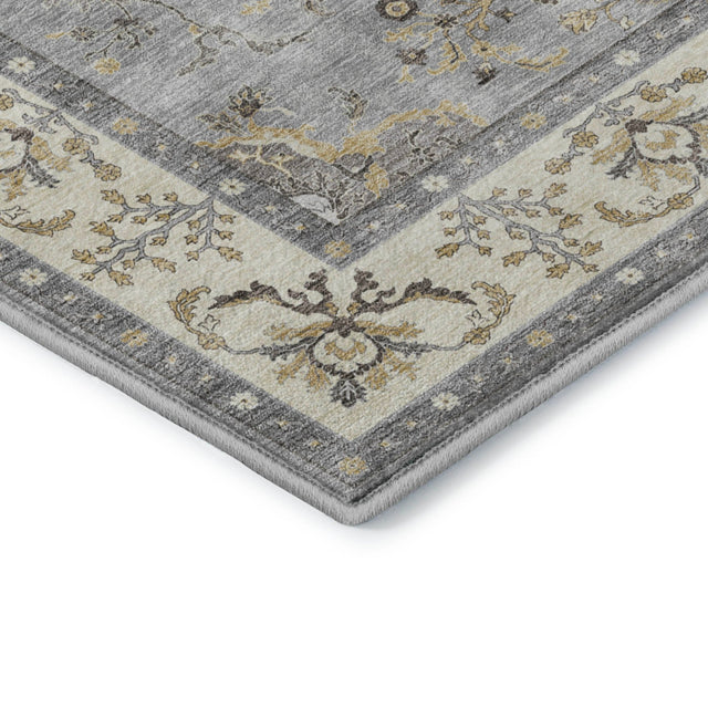 Dalyn Hatay HY9 Gray Rug corner detail