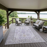 Dalyn Hatay HY9 Lavender Rug outdoor lifestyle image