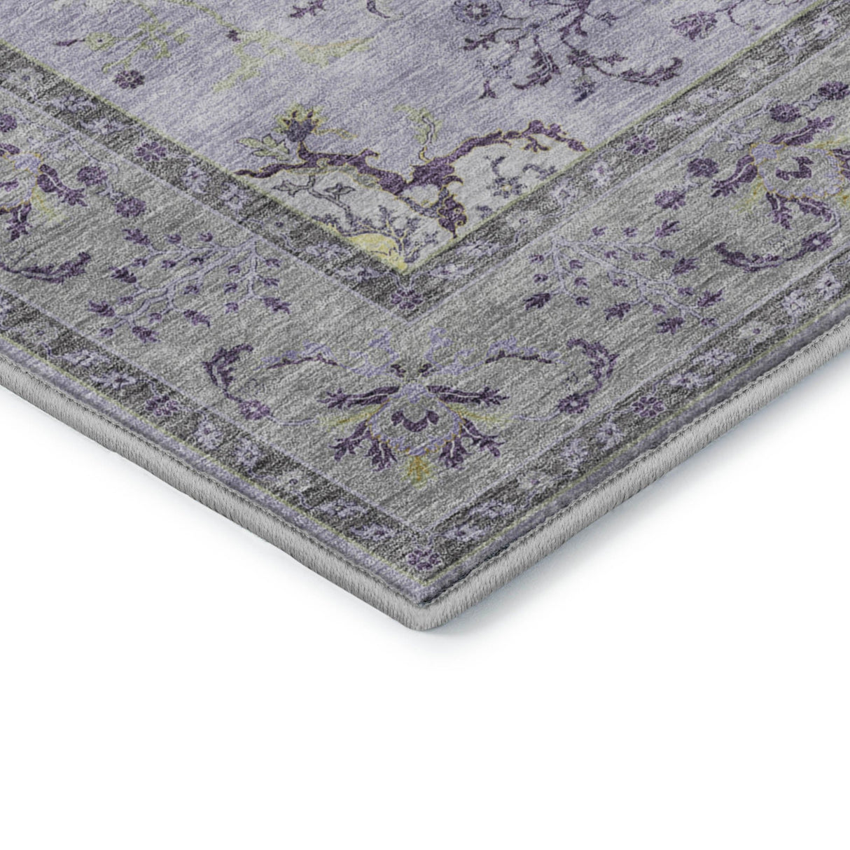 Dalyn Hatay HY9 Lavender Rug corner detail