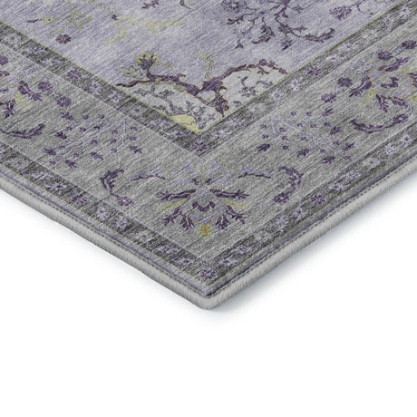 Dalyn Hatay HY9 Lavender Rug corner detail