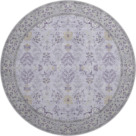 Dalyn Hatay HY9 Lavender Rug round rug