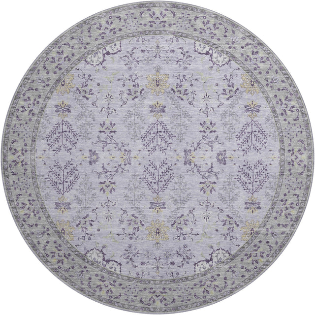 Dalyn Hatay HY9 Lavender Rug round rug