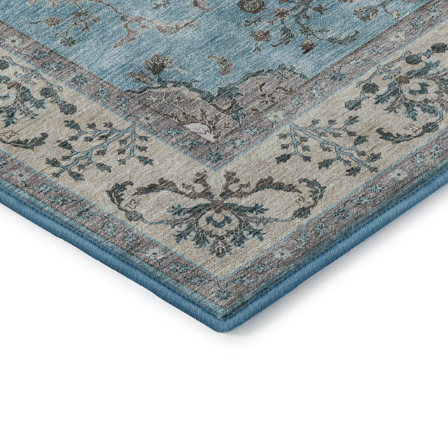 Dalyn Hatay HY9 Sky Rug corner detail