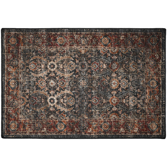 Dalyn Jericho JC1 Charcoal Rug rectangular rug