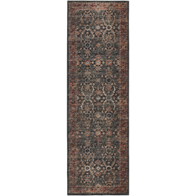 Dalyn Jericho JC1 Charcoal Rug runner rug