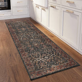Dalyn Jericho JC1 Charcoal Rug shown in a room