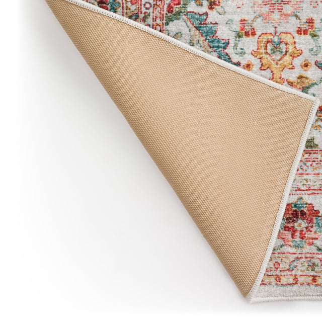 Dalyn Jericho JC1 Ivory Rug backing detail