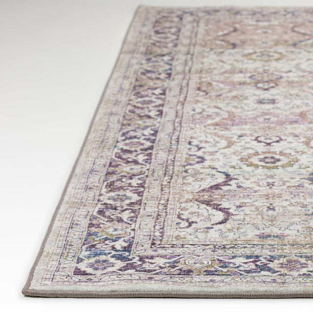 Dalyn Jericho JC1 Oyster Rug finished edge detail