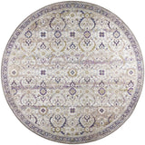 Dalyn Jericho JC1 Oyster Rug round rug