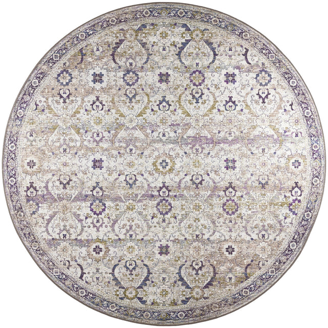 Dalyn Jericho JC1 Oyster Rug round rug