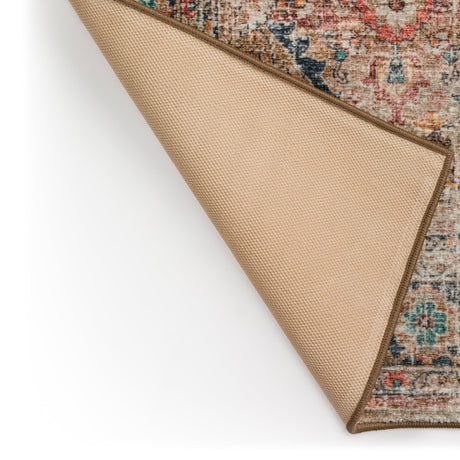 Dalyn Jericho JC1 Taupe Rug backing detail