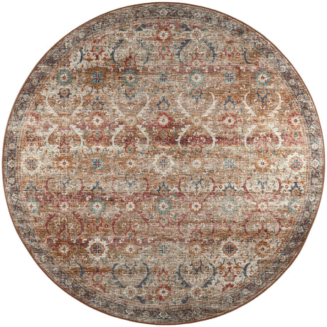 Dalyn Jericho JC1 Taupe Rug round rug
