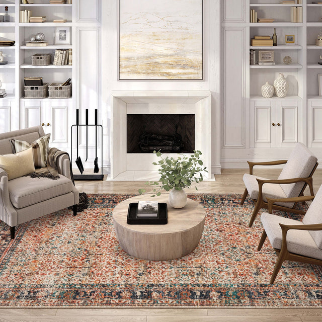 Dalyn Jericho JC10 Linen Rug shown in a room