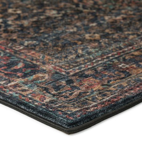 Dalyn Jericho JC10 Midnight Rug corner detail