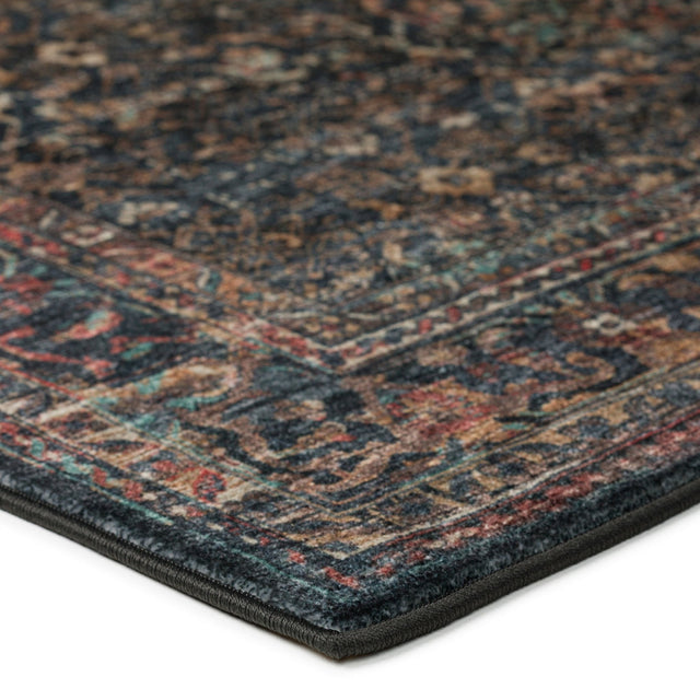 Dalyn Jericho JC10 Midnight Rug corner detail