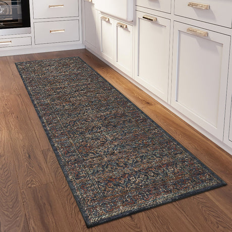 Dalyn Jericho JC10 Midnight Rug shown in a room