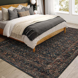 Dalyn Jericho JC10 Midnight Rug shown in a room