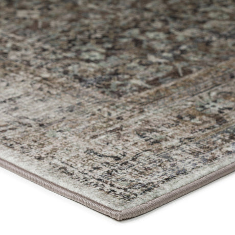 Dalyn Jericho JC10 Mushroom Rug corner detail