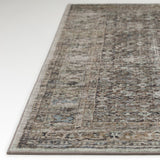 Dalyn Jericho JC10 Mushroom Rug finished edge detail