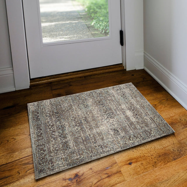 Dalyn Jericho JC10 Mushroom Rug shown in a room
