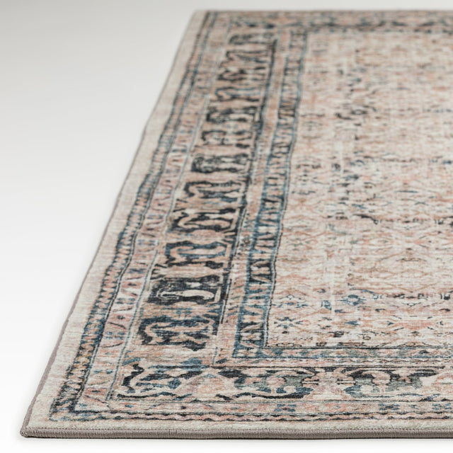 Dalyn Jericho JC10 Taupe Rug finished edge detail