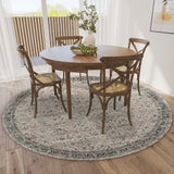 Dalyn Jericho JC10 Taupe Rug shown in a room