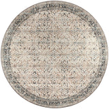 Dalyn Jericho JC10 Taupe Rug round rug