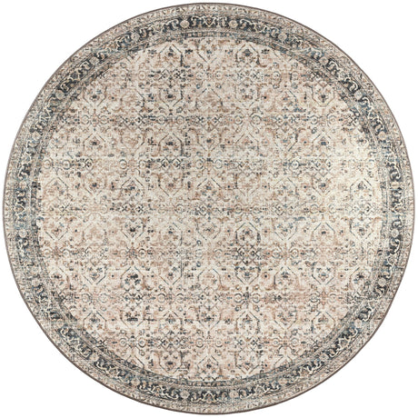 Dalyn Jericho JC10 Taupe Rug round rug