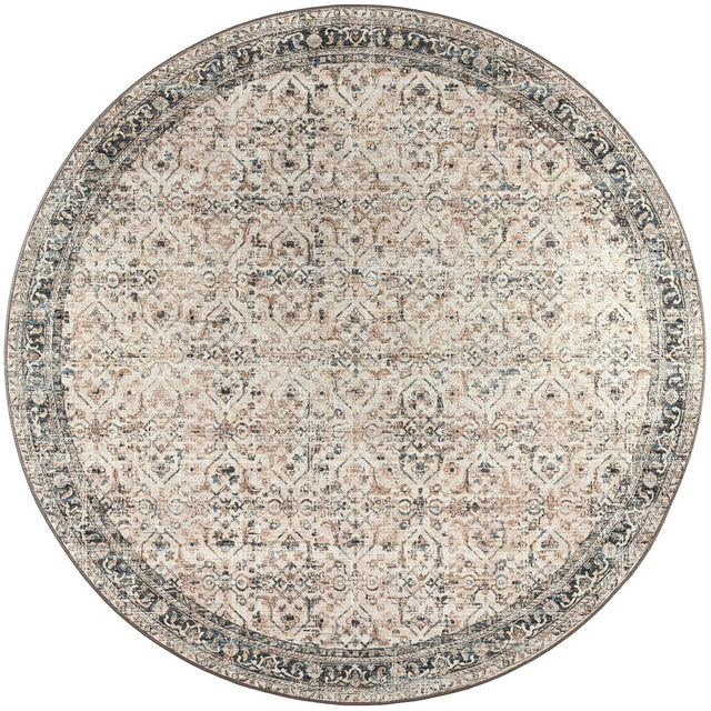 Dalyn Jericho JC10 Taupe Rug round rug