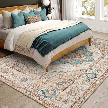 Dalyn Jericho JC2 Biscotti Rug shown in a room