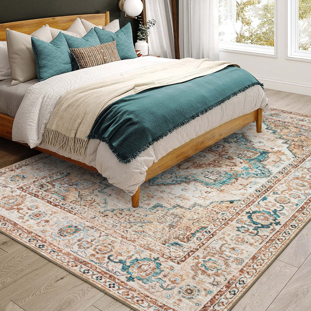 Dalyn Jericho JC2 Biscotti Rug shown in a room