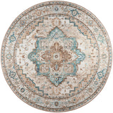 Dalyn Jericho JC2 Biscotti Rug round rug
