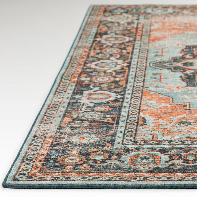 Dalyn Jericho JC2 Mist Rug finished edge detail