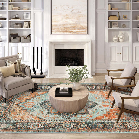 Dalyn Jericho JC2 Mist Rug shown in a room
