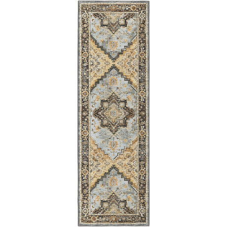 Dalyn Jericho JC2 Pewter Rug runner rug