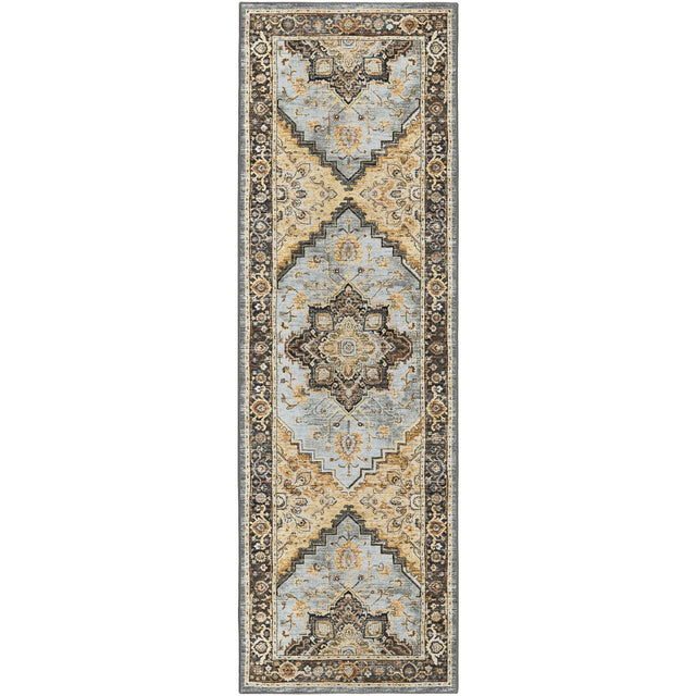 Dalyn Jericho JC2 Pewter Rug runner rug
