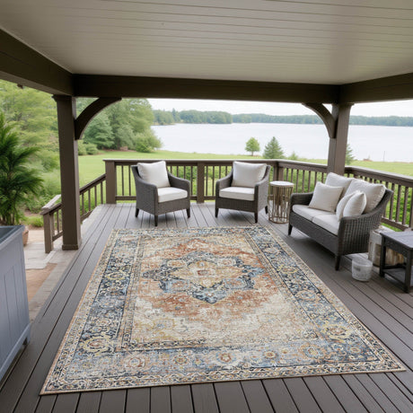 Dalyn Jericho JC2 Spice Rug outdoor lifestyle image