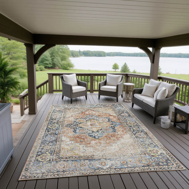 Dalyn Jericho JC2 Spice Rug outdoor lifestyle image