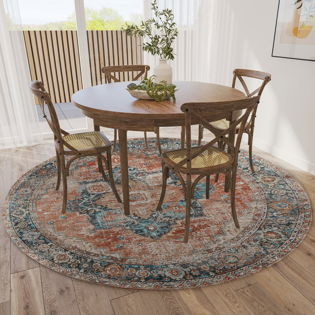 Dalyn Jericho JC2 Spice Rug shown in a room