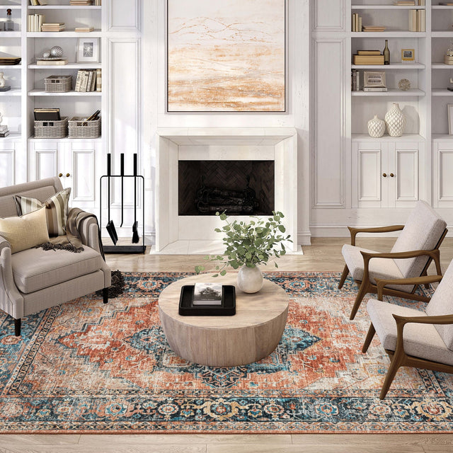 Dalyn Jericho JC2 Spice Rug shown in a room