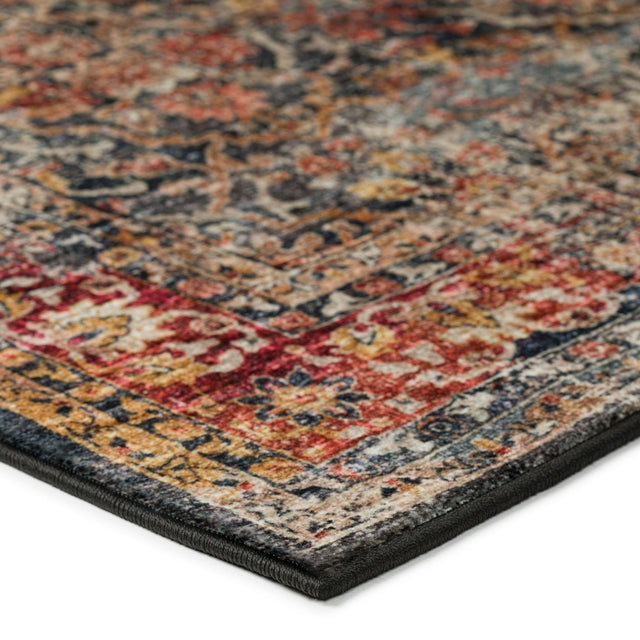 Dalyn Jericho JC3 Charcoal Rug corner detail