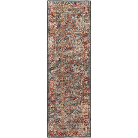 Dalyn Jericho JC3 Charcoal Rug runner rug