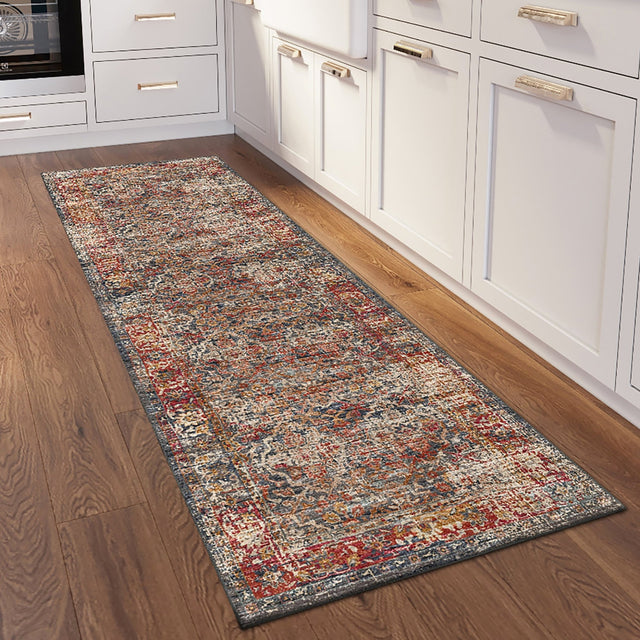 Dalyn Jericho JC3 Charcoal Rug shown in a room