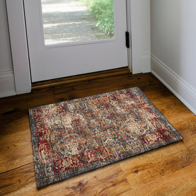 Dalyn Jericho JC3 Charcoal Rug shown in a room