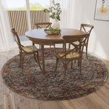 Dalyn Jericho JC3 Charcoal Rug shown in a room