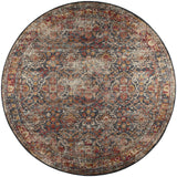 Dalyn Jericho JC3 Charcoal Rug round rug